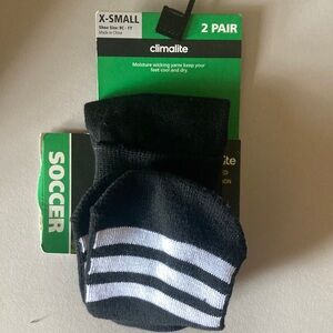 Adidas climalite XS socks, 3 pair
